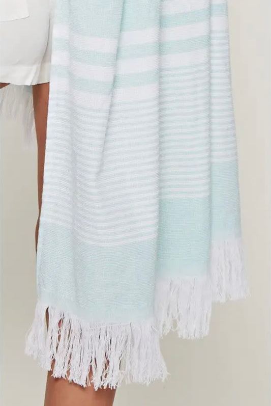 The Coastal Stripe Beach Towel